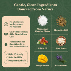 Remedy Mama crème huile chanvre — nourrissante pour peau sensible.