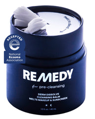 Remedy Science baume-pre-nettoyant emballage twist-up facilite le dosage précis