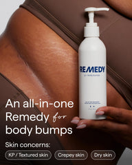 Remède Remedy Science KP Peau Texturée: surface plus lisse.