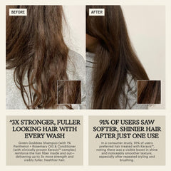 Remilia Hair Green Goddess: extrait de thé vert fortifie les racines