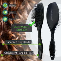 Brosse RemySoft Boucles 123 – convient au tissage et perruques en douceur