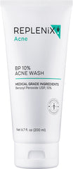 La bouteille Replenix BP Acne Face Wash pour un nettoyage quotidien efficace.