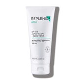 Replenix – bouteille du nettoyant acne 10% peroxyde de benzyle clarifiant les pores.