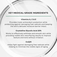 Replenix peau lisse et brillance subtile après l’application.