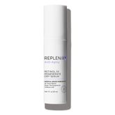 Sérum Replenix Retinol 5X Regenerate, flacon pompe visible, absorption rapide.