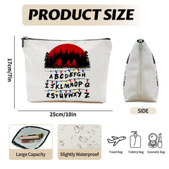 Repnalm Trousse Maquillage amis blanc motif vibrant et élégant pour repérage rapide