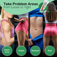 Reshape+ Gel sculptant cuisses, aide à lisser visuellement les contours.