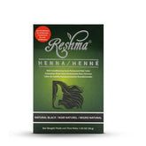 Reshma Beauty Henna noir — poudre colorante, couverture gris naturelle