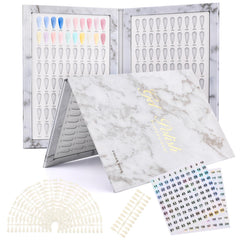 Restynic livre d’affichage Ongles : nuancier 160 teintes pour comparer facilement.