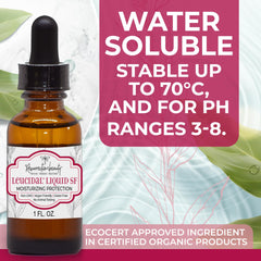 RESURRECTIONbeauty Leucidal Liquid SF – illustration de mesure pour doser facilement dans vos recettes faits maison.