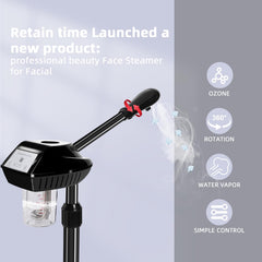 Retain Time vapeur visage hauteur reglable entre 91 et 130 cm.