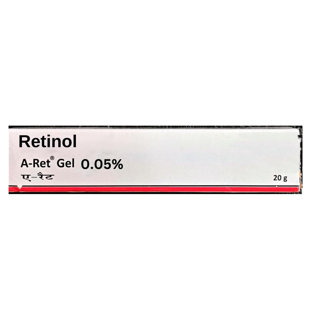 Gel rétinol 0,05 pour visage, application facile et peau plus lisse.