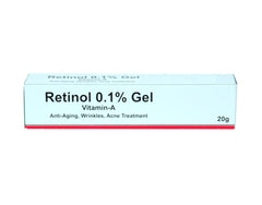 Gel rétinol 0,1 % - bouteille prête pour une routine nocturne ciblant les rides