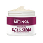 Bouteille Retinol LIVAURA crème jour pour hydratation quotidienne et soin de la peau.