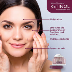 Application douce de la crème LIVAURA sur le visage et le cou.