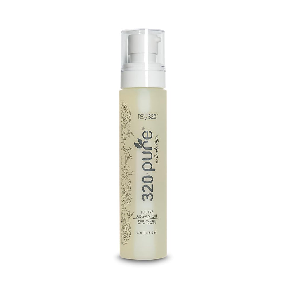Rev320 huile d'argan en bouteille avec pompe pour une application précise.