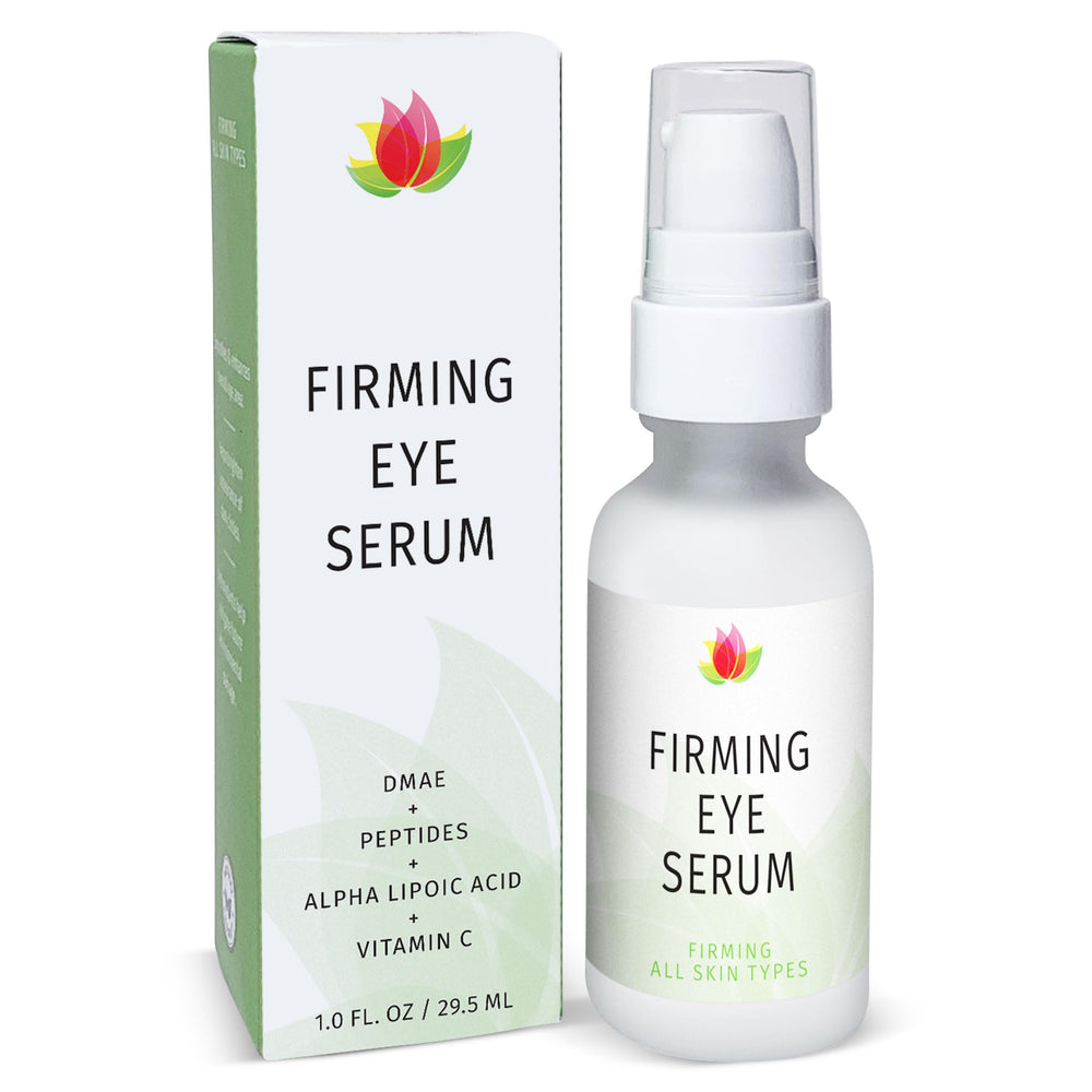 Reviva Labs Firming Eye Serum bottle closeup ideal for daily eye-care routine