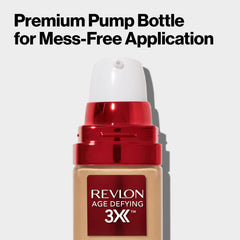 Protection SPF20 intégrée, usage quotidien avec REVLON Age Defying 3X.