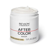 REVLON ColorSilk après-color masque dans sa bouteille, soin protecteur durable pour couleur.