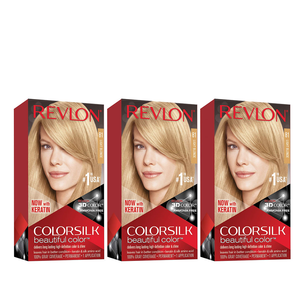 REVLON Colorsilk boite couleur permanente couvrance gris durable