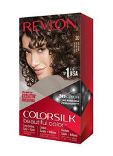 REVLON ColorSilk brun fonce : application facile a domicile pour une couleur riche