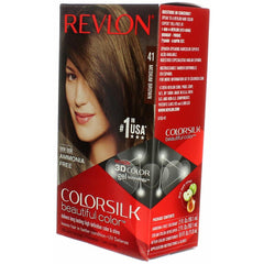 Protéines de soie et keratine dans ColorSilk pour cheveux soyeux.