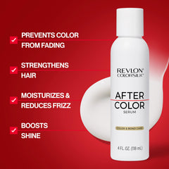 Texture lisse du sérum REVLON ColorSilk après-color pour cheveux plus doux.