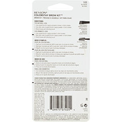 REVLON ColorStay Brow Kit – pommade transparente pour fixer et discipliner les sourcils.