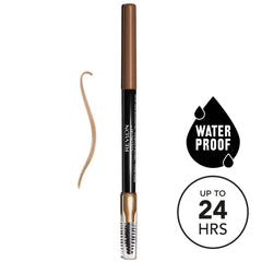 Formule imperméable ColorStay pour sourcils, facile à démaquiller avec un produit doux.
