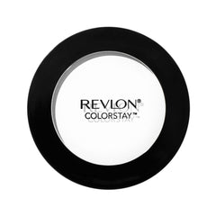 Poudre compacte ColorStay de Revlon translucide avec puff, finition légère et naturelle.