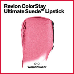 texture suède REVLON ColorStay Ultimate Suede qui glisse et nourrit les lèvres.