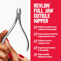 Pince à cuticules REVLON précision de lame en acier