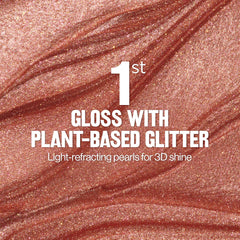 REVLON Glimmer Gloss – texture sans grain pour une sensation lisse.