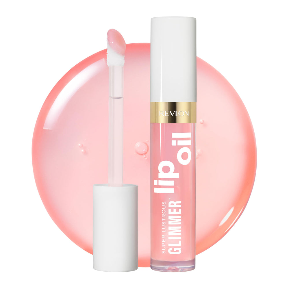 REVLON Glimmer Lip Oil Candy Hearts: bouteille élégante qui hydrate et éclaire les lèvres.