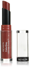 REVLON ColorStay Ultimate Suede Fashionista 080, couleur longue tenue sur les lèvres.