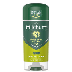 REVLON Mitchum gel clair Mountain Air, texture légère et invisible.