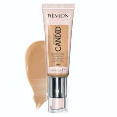 REVLON PhotoReady Candid, application facile, couverture moyenne adaptée à un teint unifié.