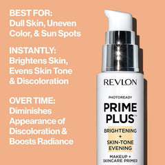 REVLON PhotoReady Prime Plus – texture légère illumine et unifie discrètement le teint.