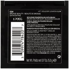 Fini satiné du blush bronze REVLON pour un look frais et durable