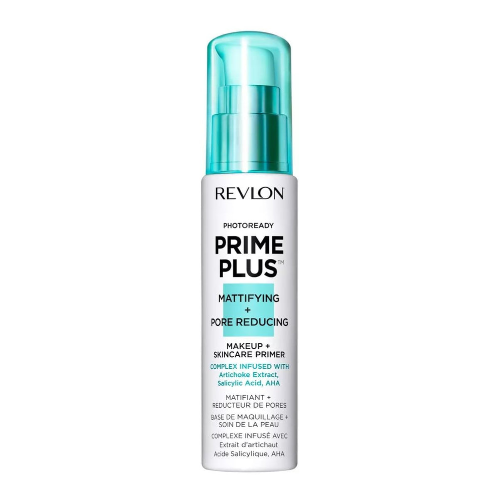 Revlon PhotoReady Prime Plus en bouteille pompe, application facile.