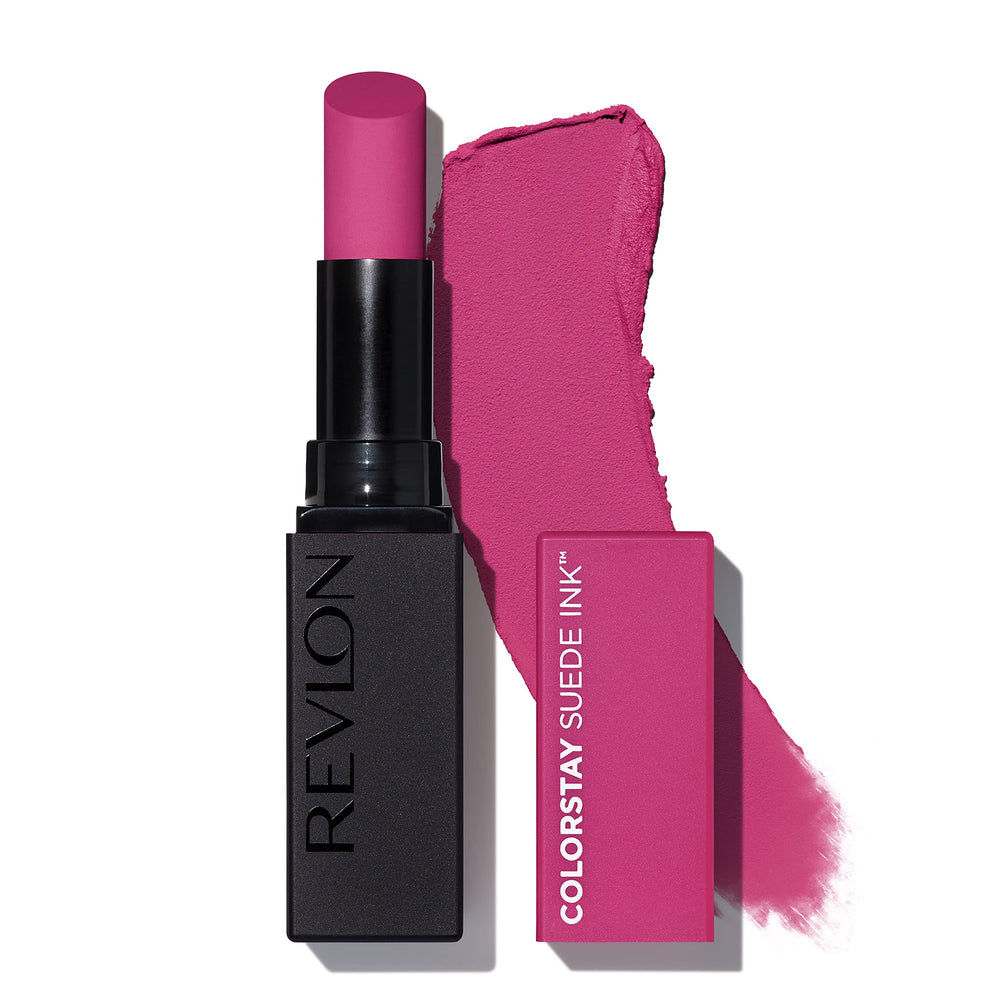 REVLON Rouge à lèvres ColorStay Suede Ink 010 Tunnel Vision, embout précis pour une application nette.