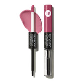 Revlon rouge liquide duo brillant Framboise infinie pour couleur durable et éclat.