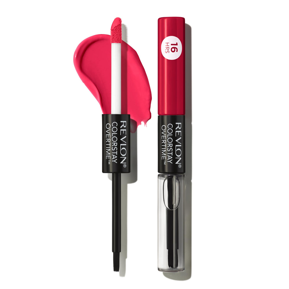 REVLON Forever Scarlet-bouteille: rouge longue tenue, couleur durable et vibrante.