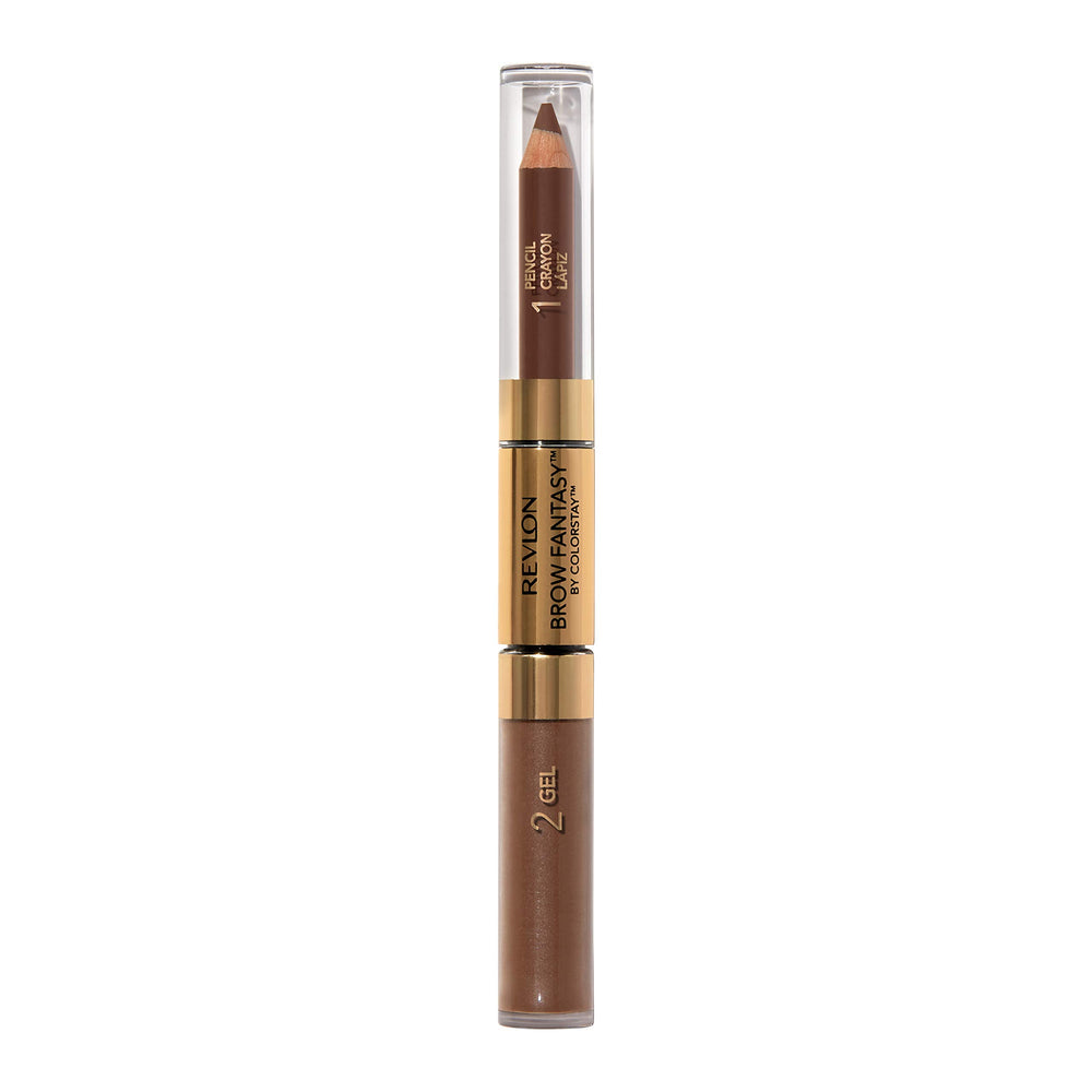 Revlon Sourcils: stylo gel 2-en-1 pour une application précise et naturelle.