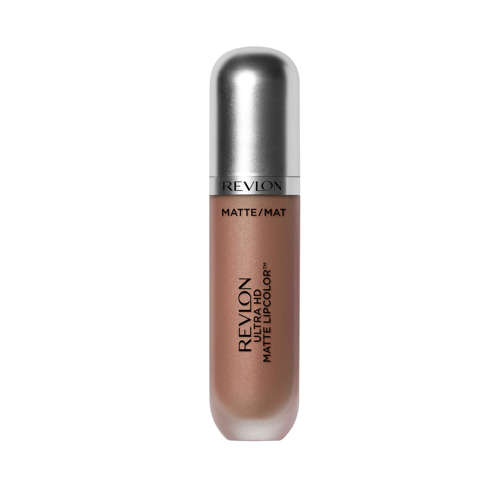 Revlon Ultra HD Matte Lipcolor avec appliateur pelucheux pour une application douce.