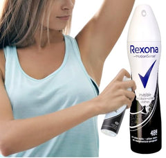 Rexona MotionSense libération de fragrance pendant le mouvement, fraîcheur continue.