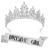 Couronne RGHSZ princesse avec paillettes scintillantes pour un look glamour.