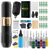 Kit RHEIN stylo tatouage sans fil : outil prêt pour apprentissage et tracés nets
