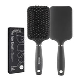 Brosse RHOS à plateau gris vue d’ensemble, idéale pour démêler rapidement.