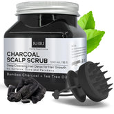 RHRI gommage charbon bambou purifie le cuir chevelu en profondeur et les cheveux